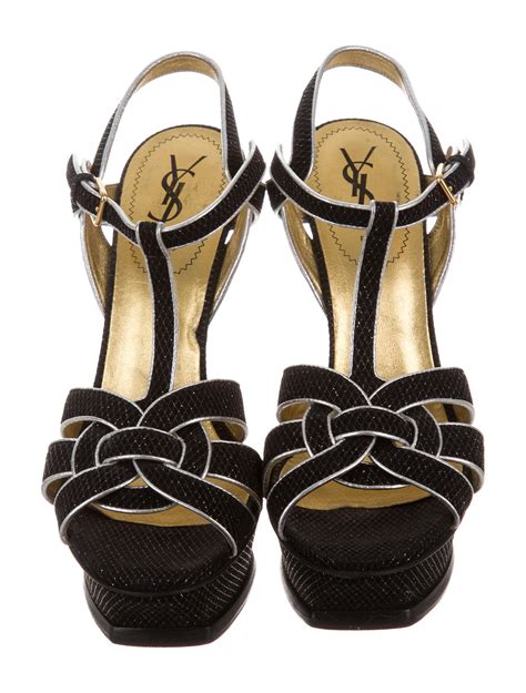 ysl tribute flat sandals replica|yves saint laurent sandals heels.